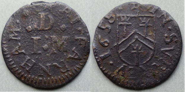 Farnham, I D (M) 1658 farthing